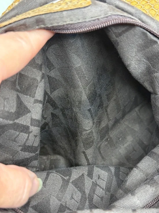 Furla Cognac Snake-Embossed Hobo Bag - Picture 9 of 10